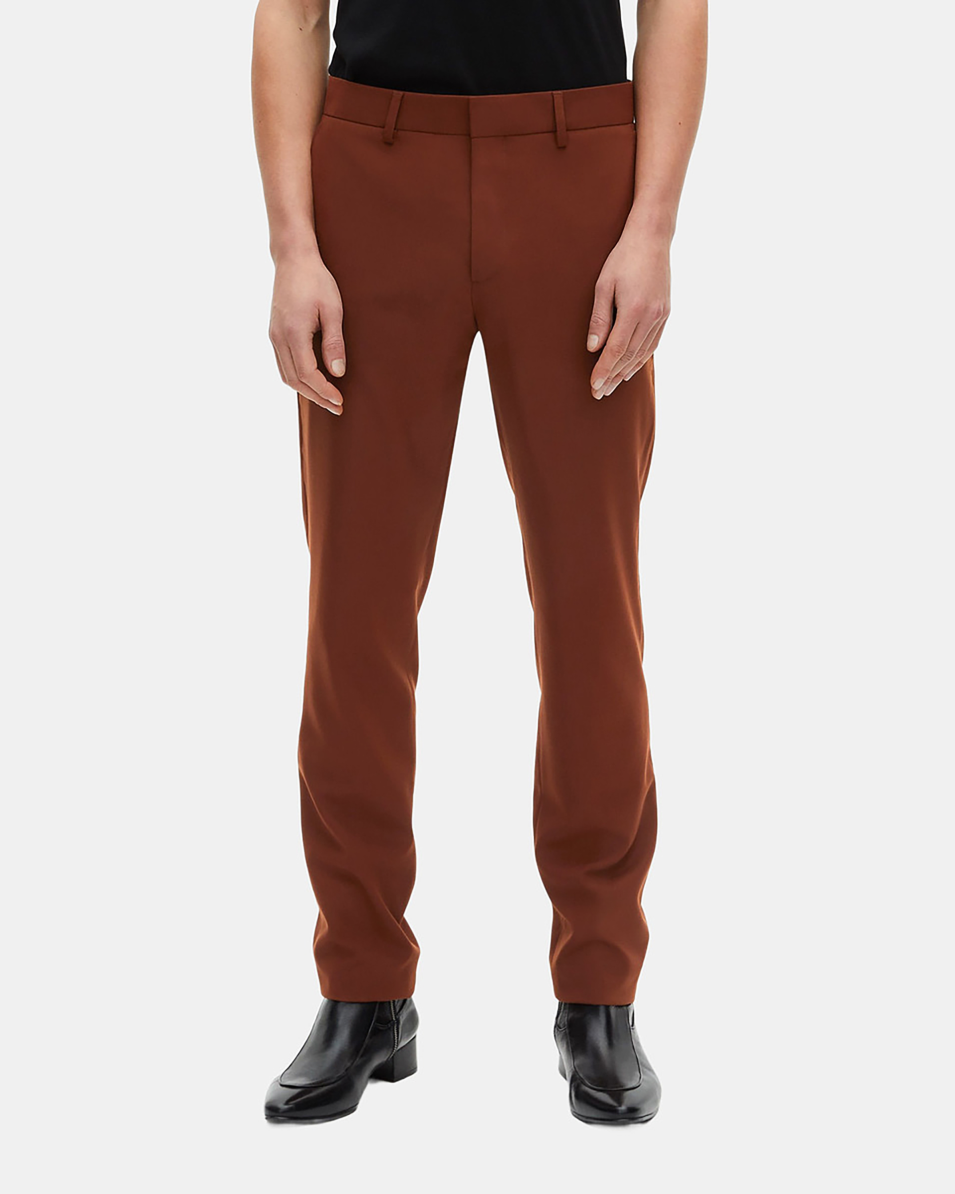 Brown suit pants