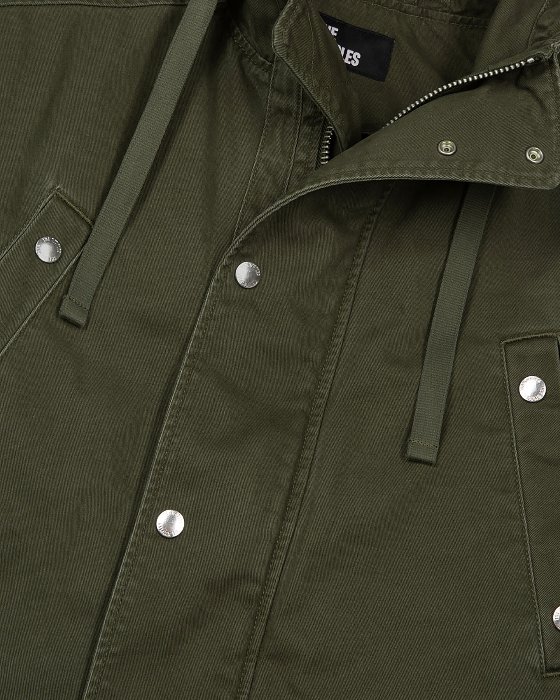 Khaki hooded parka