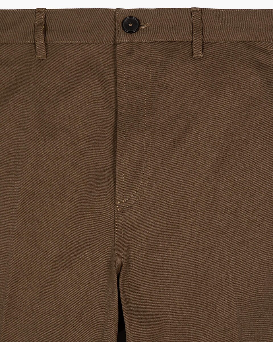 Straight-leg khaki pants