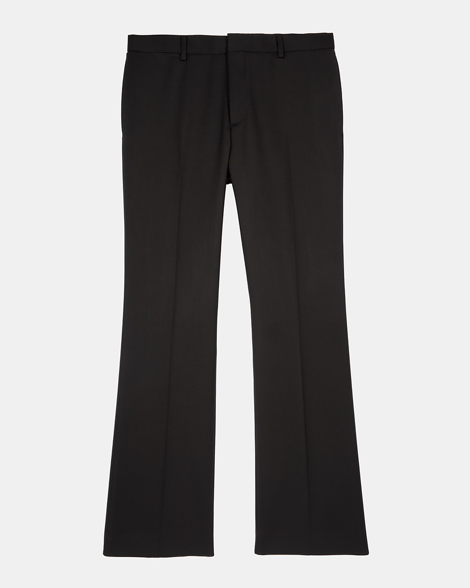 Black wool pants