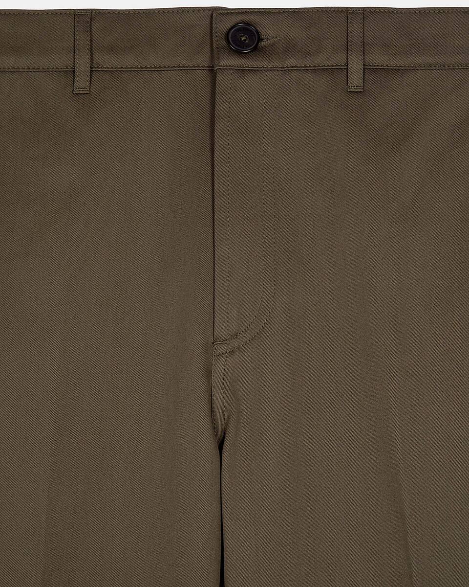 Straight-leg brown pants