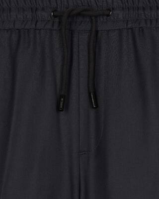 Navy blue wool trousers
