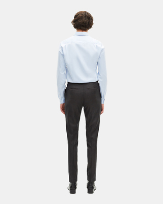 Prince of Wales grey wool suit pants