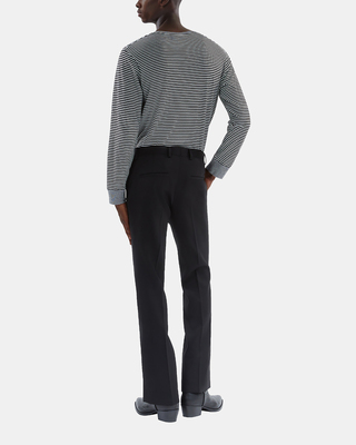 Black wool pants