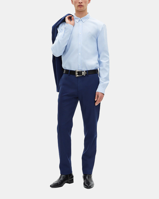 Blue suit pants