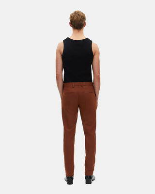 Brown suit pants