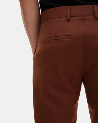 Brown suit pants