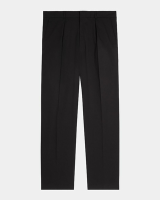 Black pegged pants
