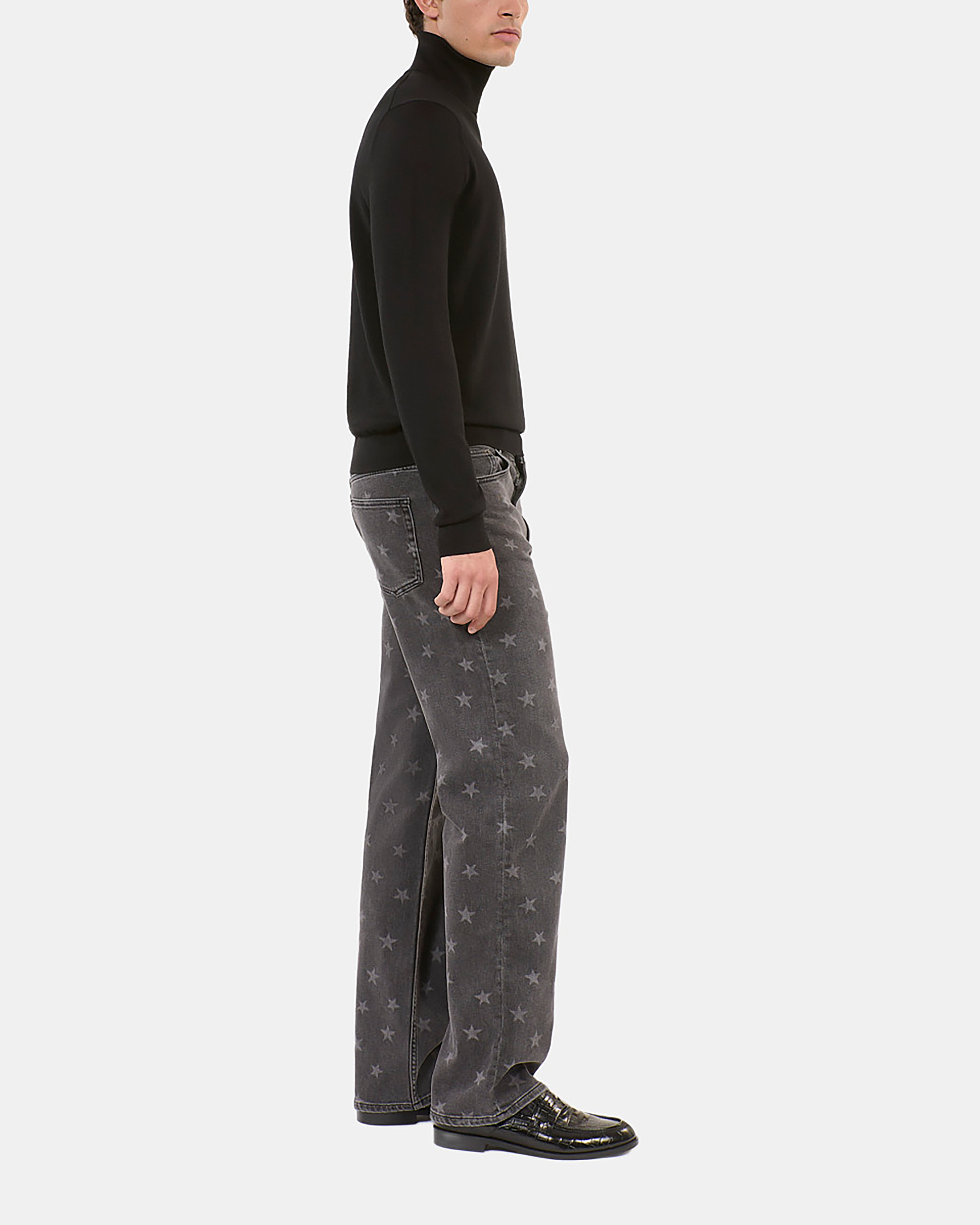 Black wool sweater