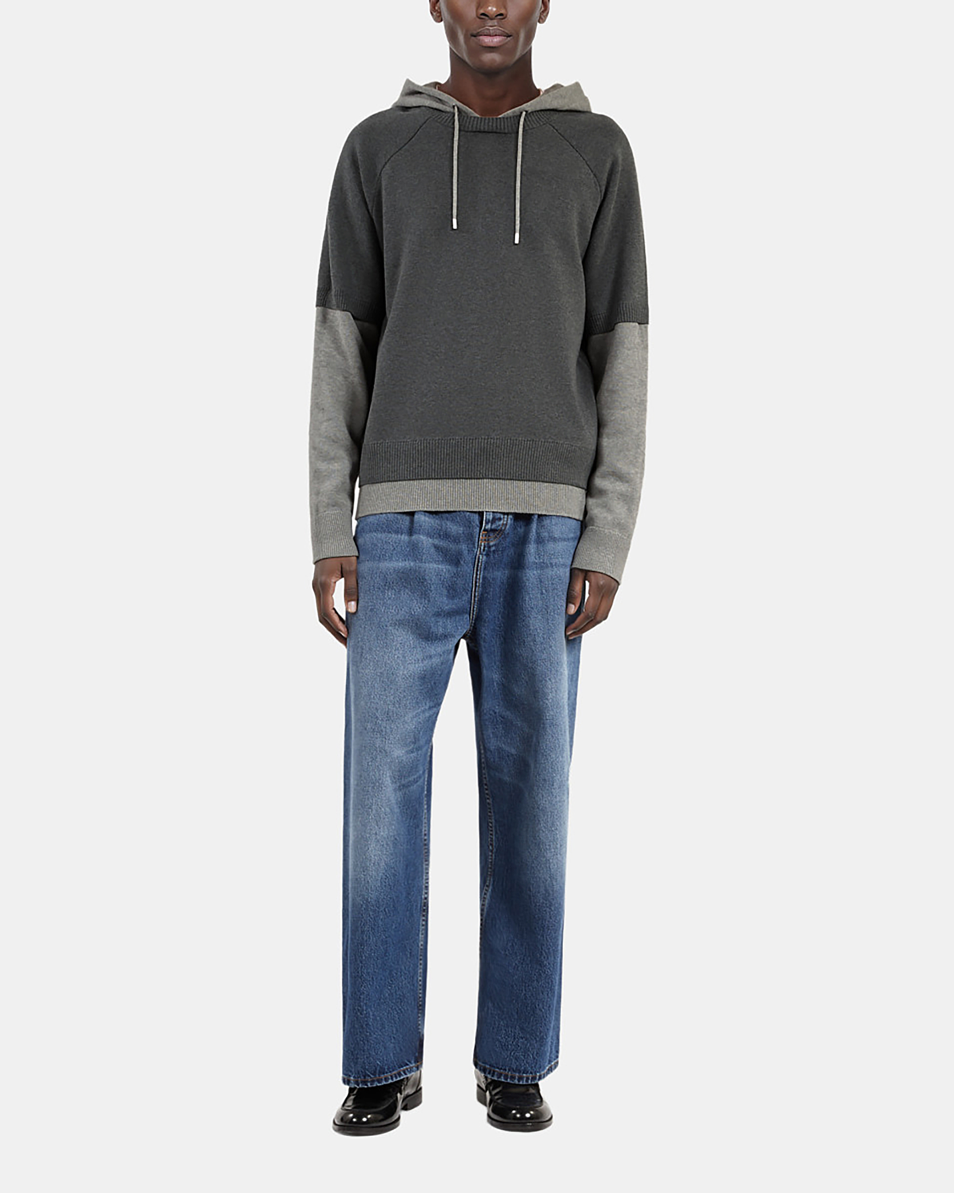 Grey cotton sweater