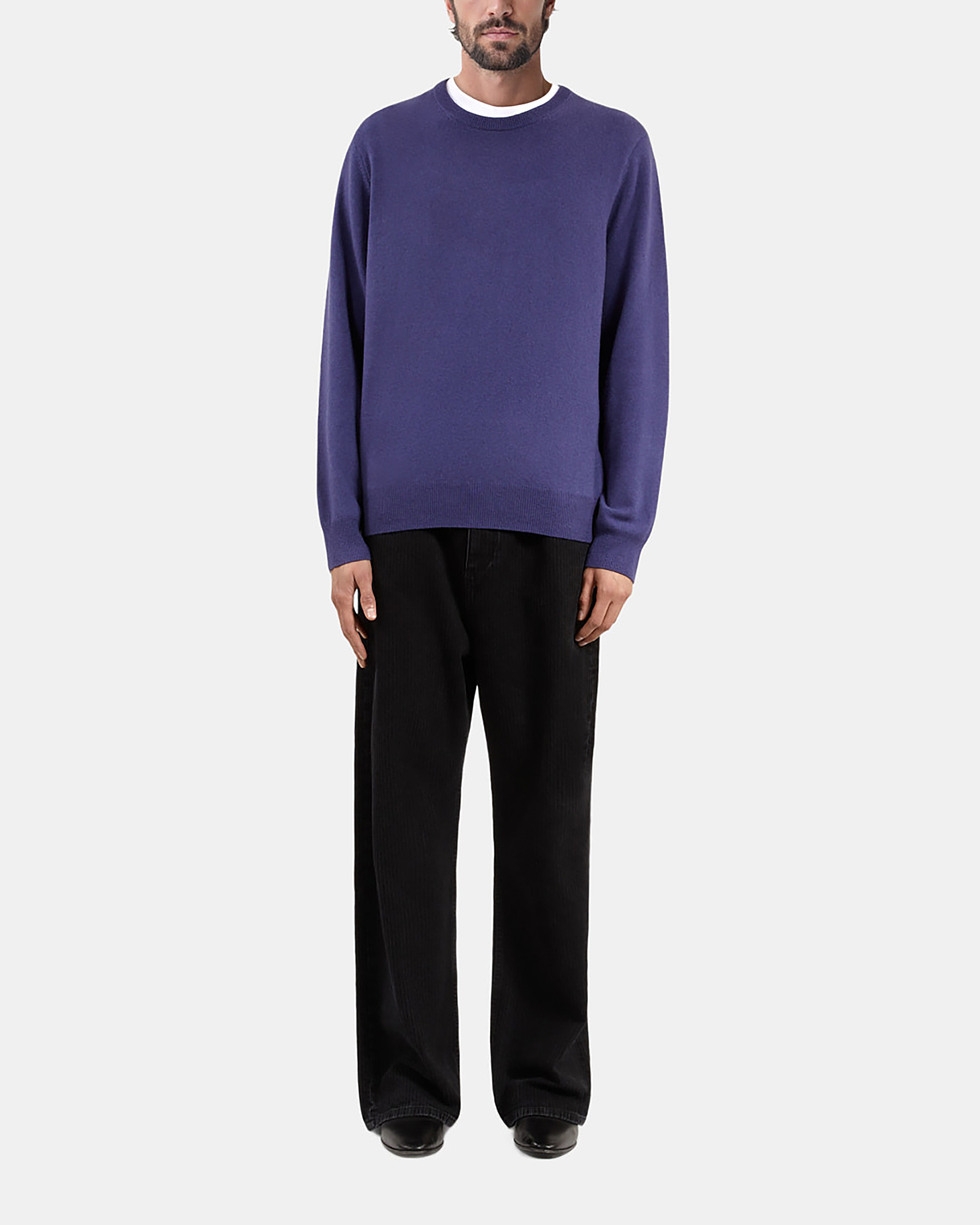 Blue cashmere sweater