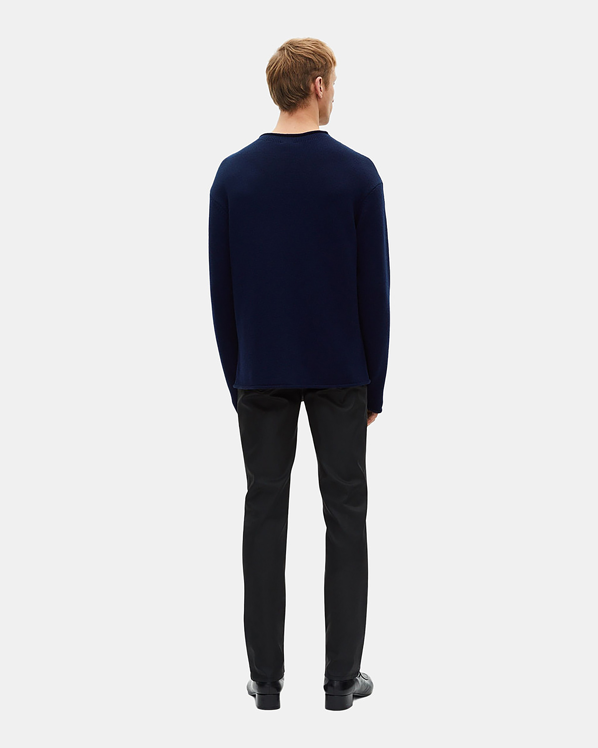 Navy wool sweater