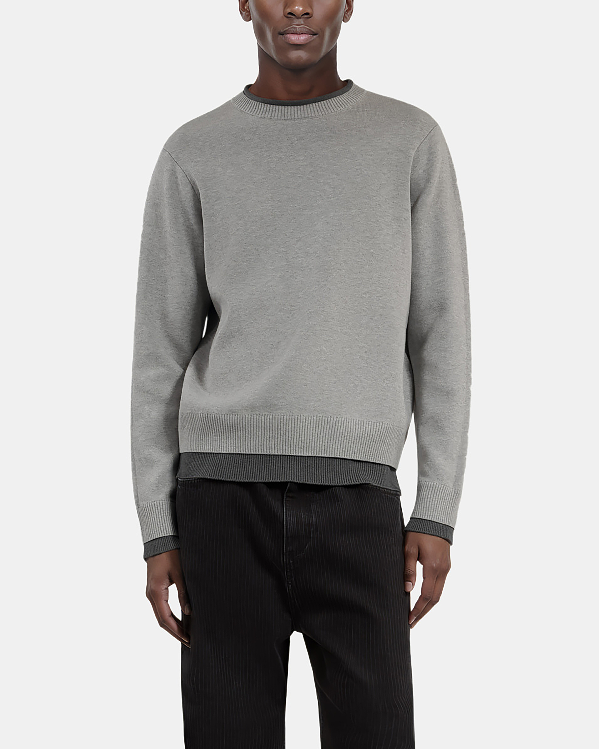 Gray sweater