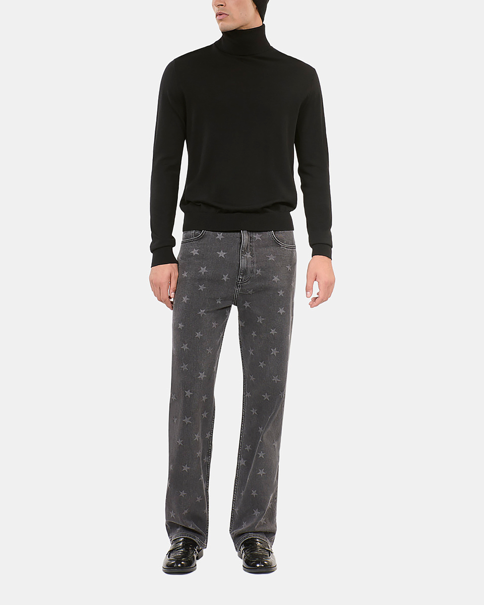 Black wool sweater
