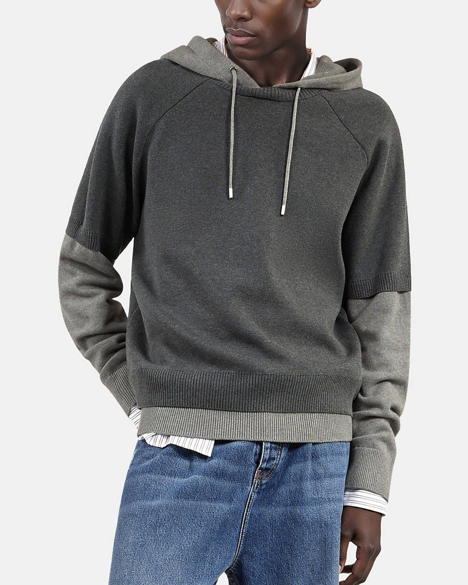 Grey cotton sweater