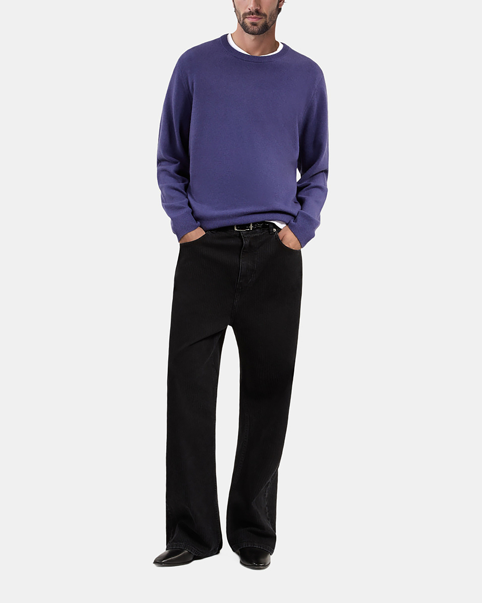 Blue cashmere sweater