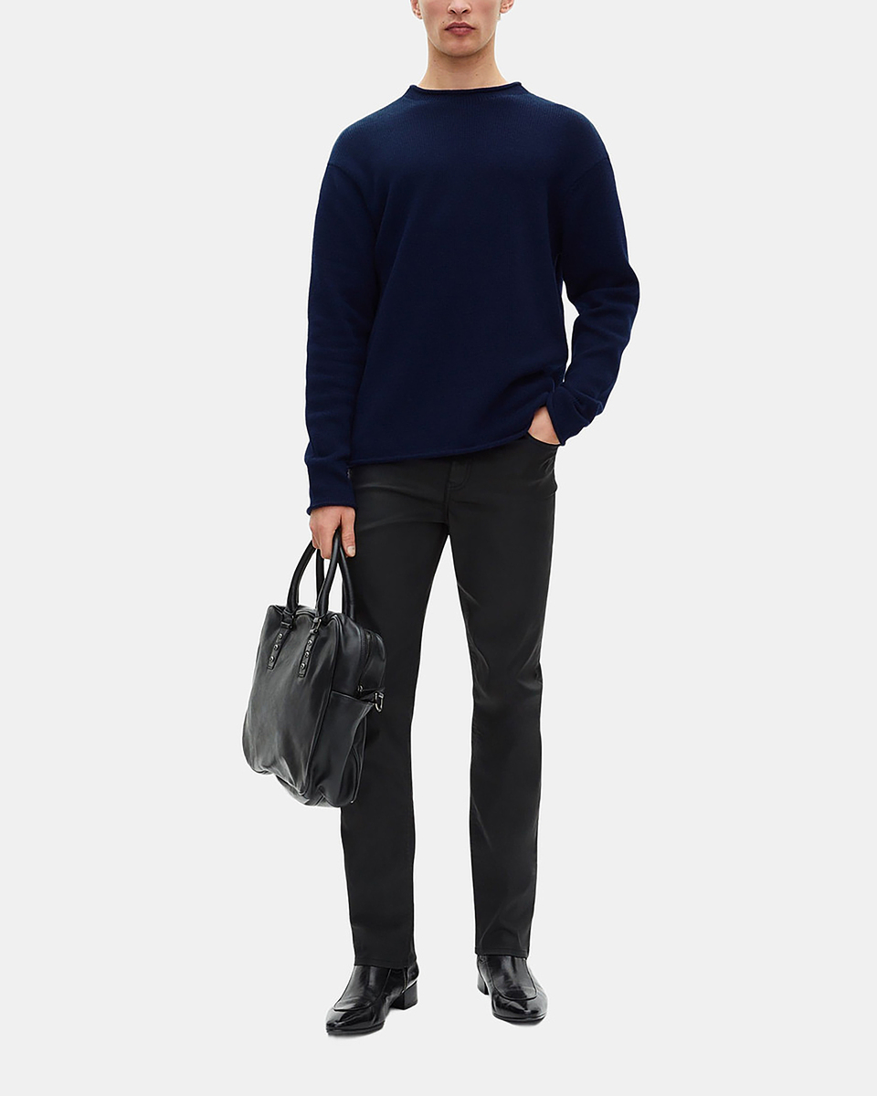 Navy wool sweater