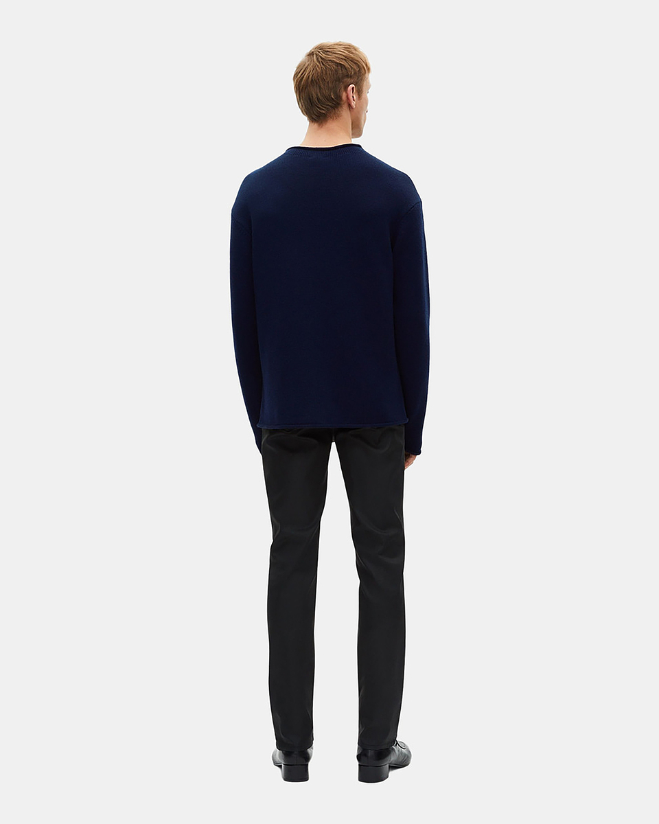 Navy wool sweater