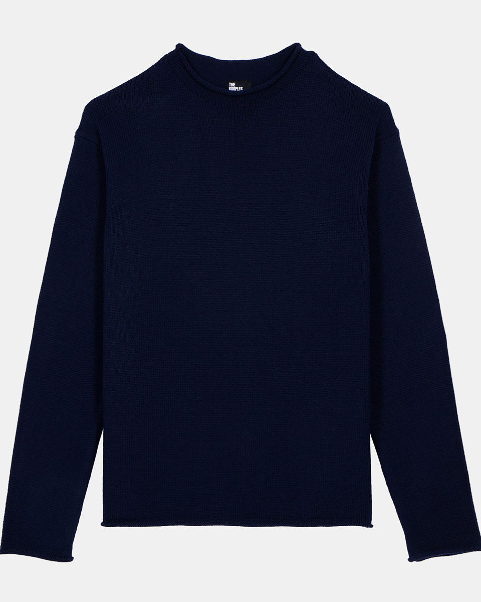 Navy wool sweater