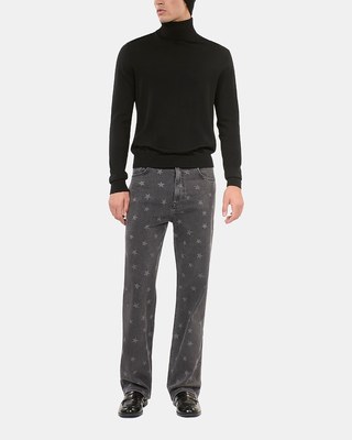 Black wool sweater