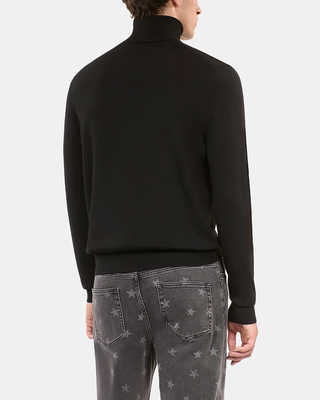Black wool sweater