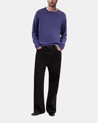 Blue cashmere sweater