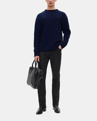 Navy wool sweater