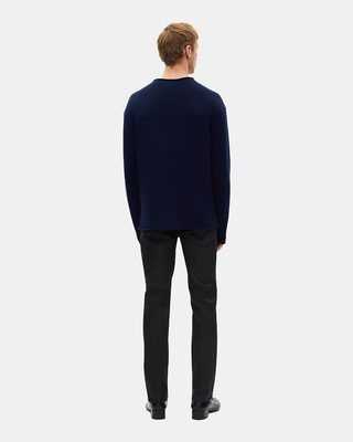 Navy wool sweater