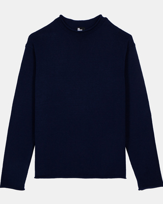 Navy wool sweater