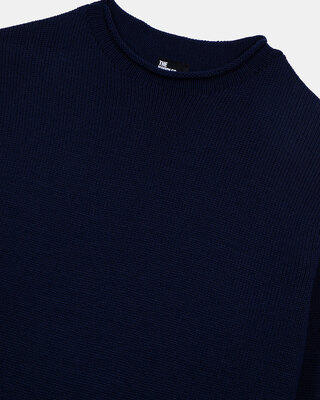 Navy wool sweater