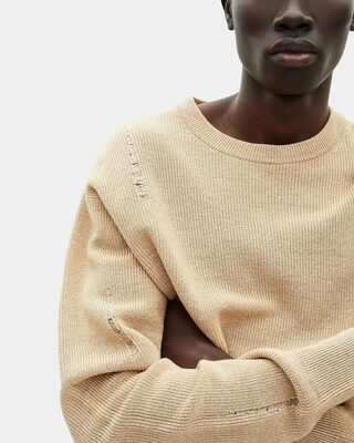 Wool and linen sweater