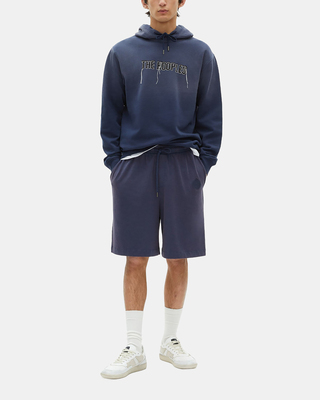 Shorts with blue crest