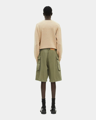 Khaki Bermuda cargo shorts