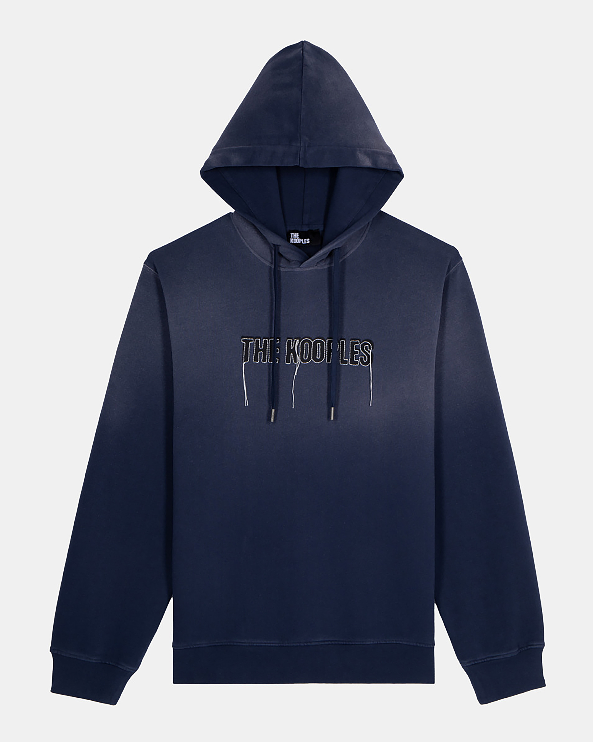 Sweatshirt with faded navy logo