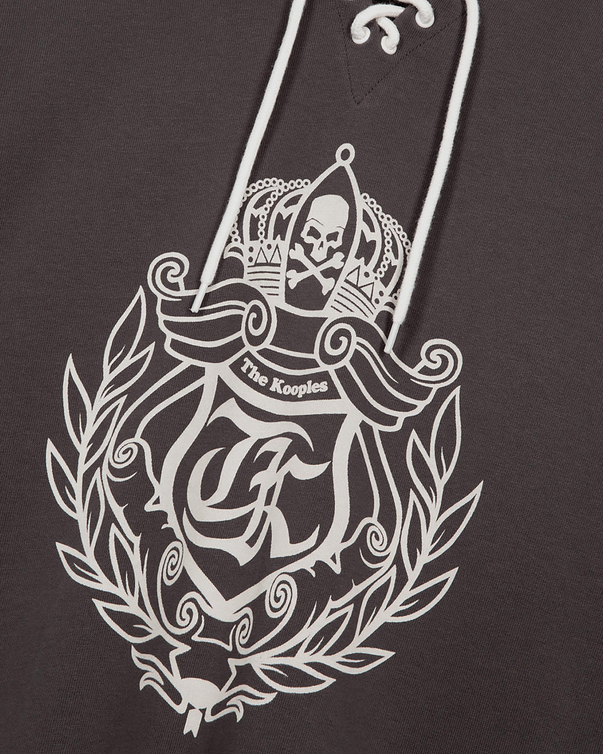Sweatshirt with black crest