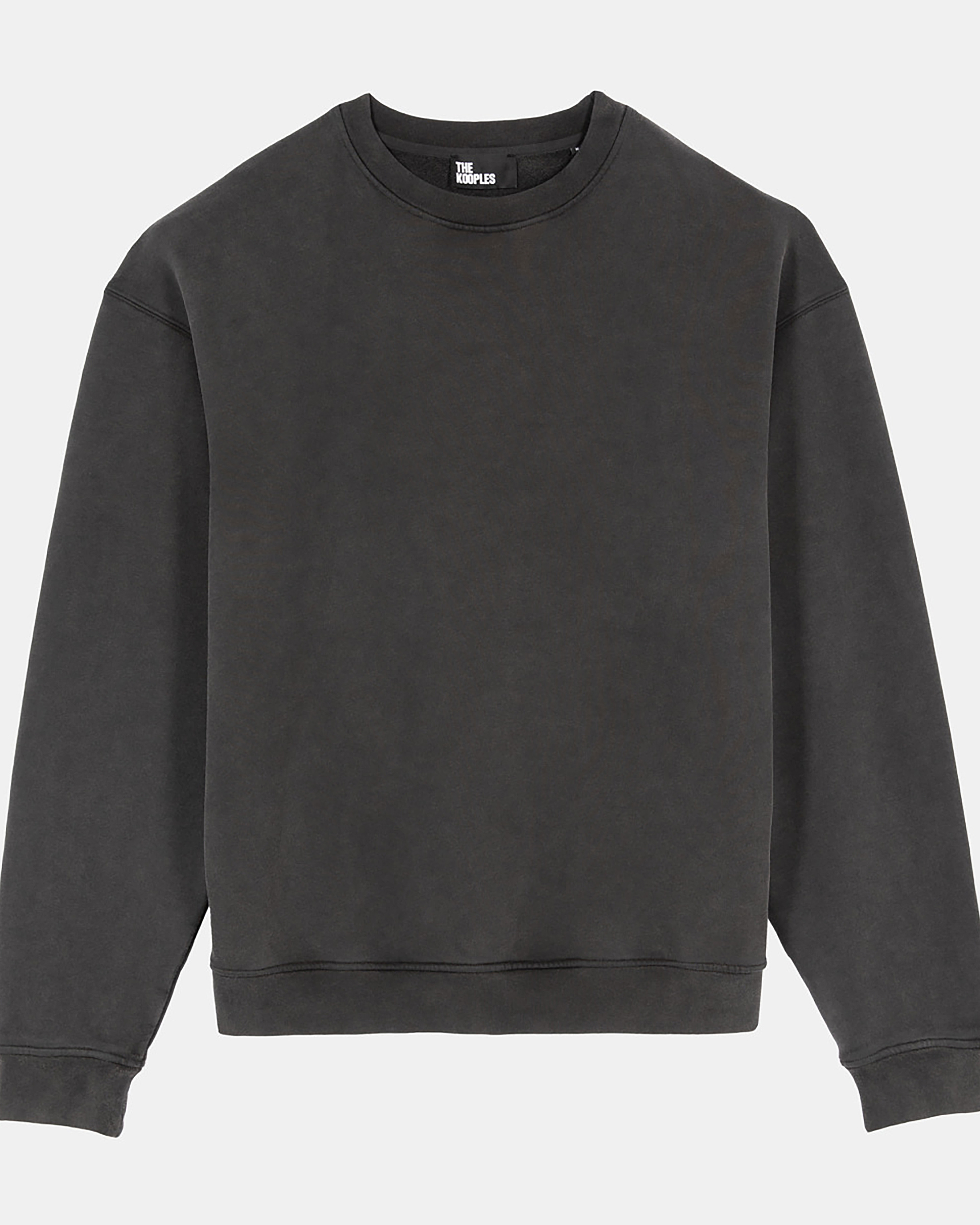 Sweatshirt with faded black screen print