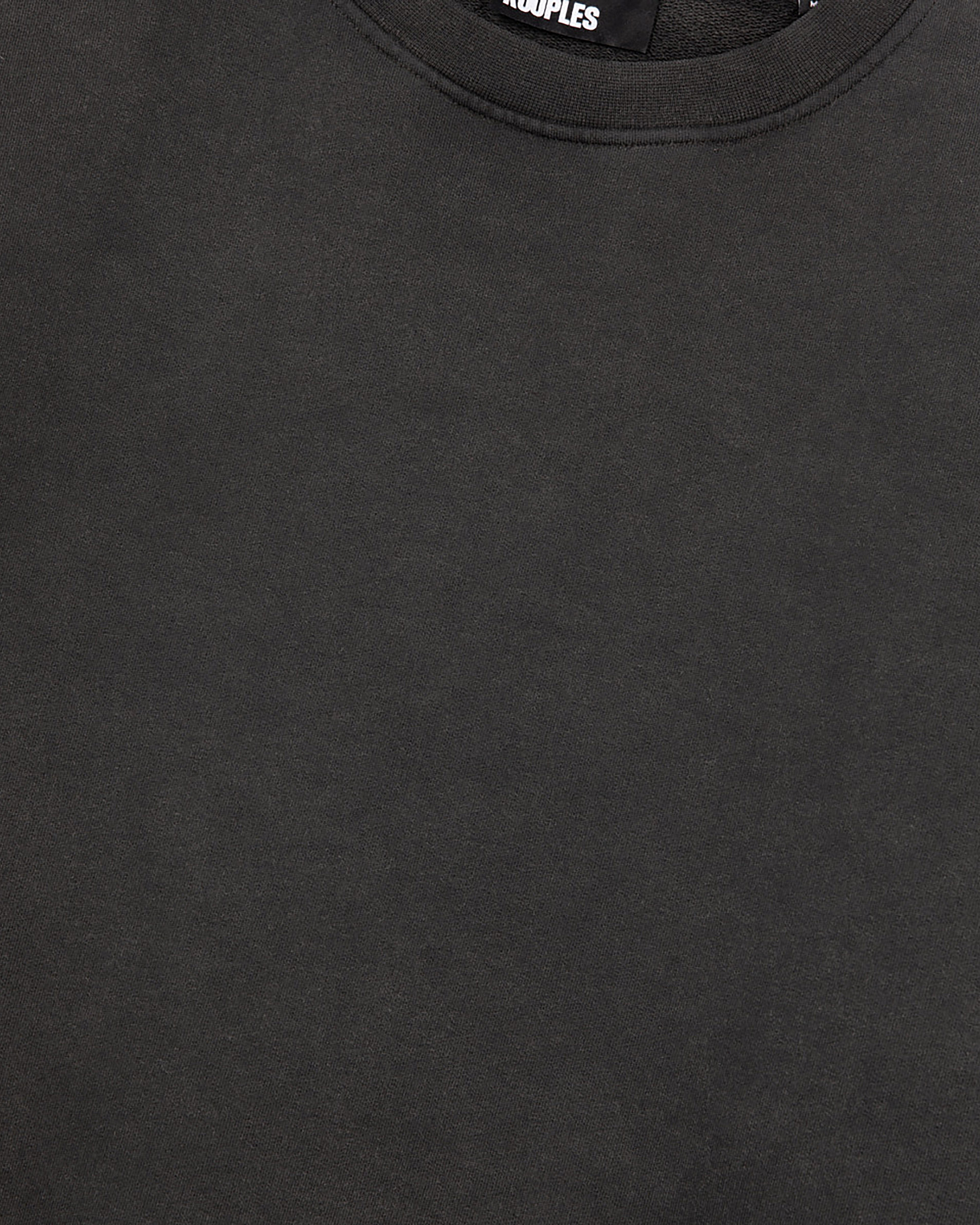 Sweatshirt with faded black screen print