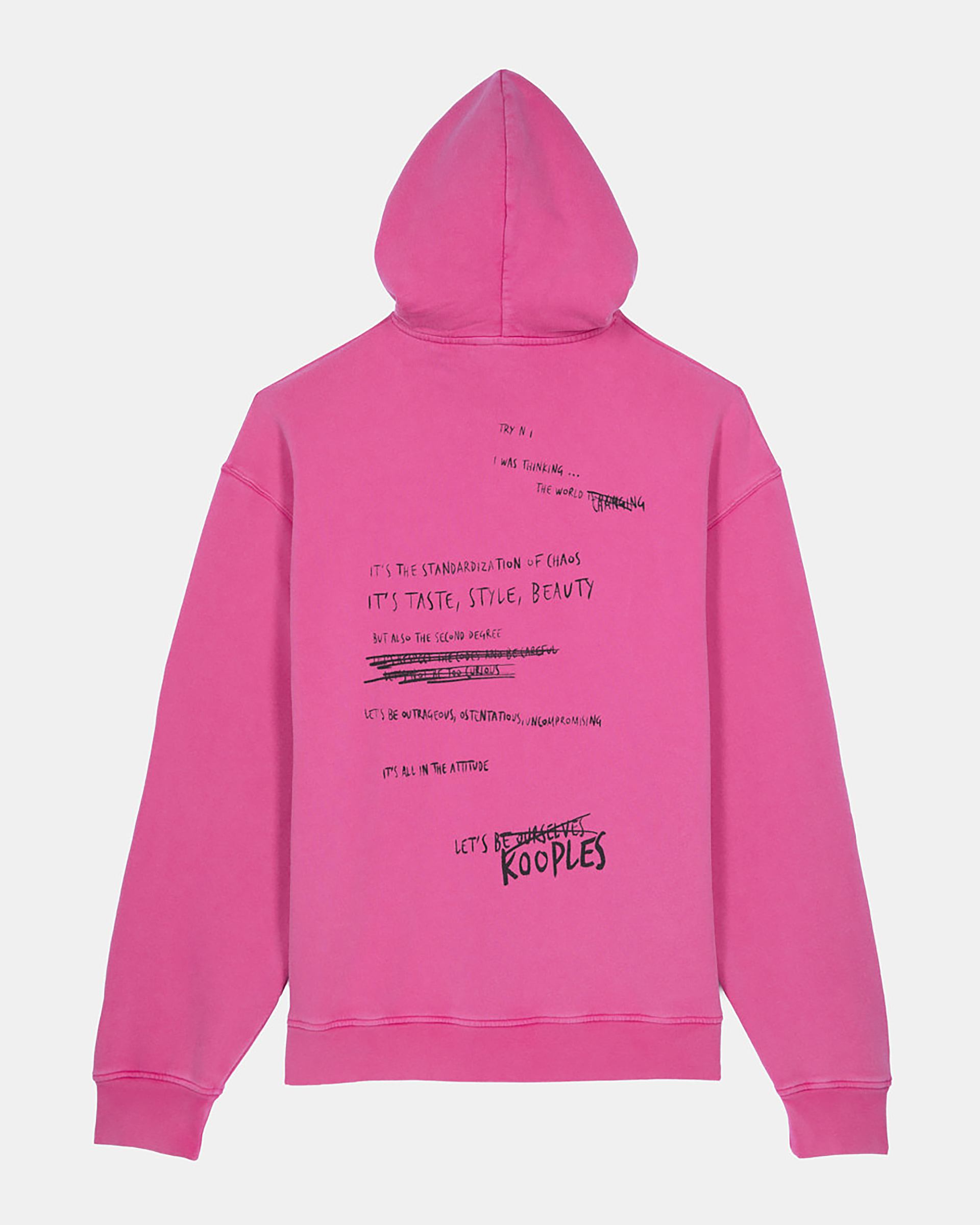 Pink 'What Is' Hoodie