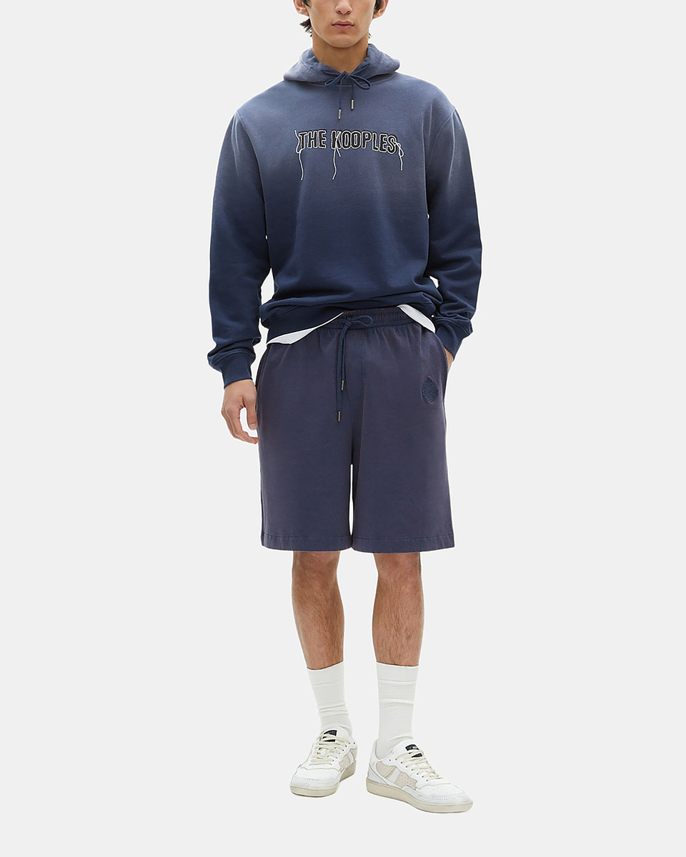 Sweatshirt with faded navy logo