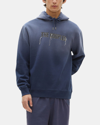 Sweatshirt with faded navy logo