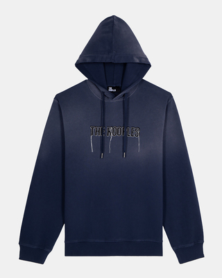 Sweatshirt with faded navy logo