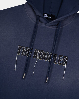 Sweatshirt with faded navy logo