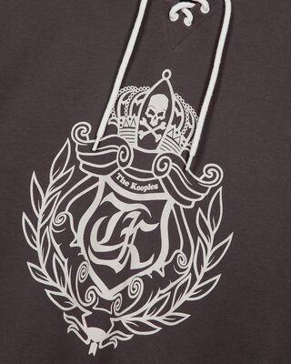 Sweatshirt with black crest