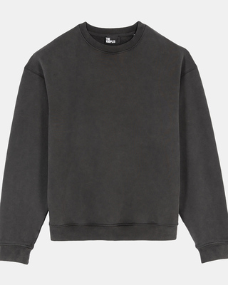 Sweatshirt with faded black screen print
