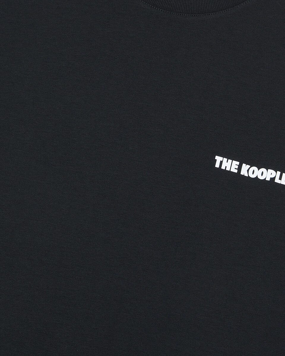 Men's black t-shirt with Logo serigraphy