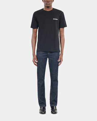 Men's black t-shirt with Logo serigraphy