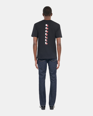 Men's black t-shirt with Logo serigraphy