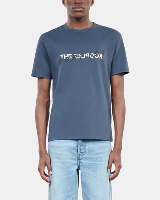 'What Is' T-shirt, dark blue