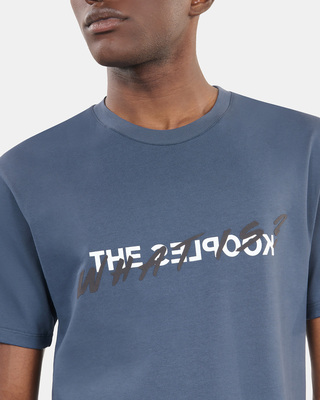 'What Is' T-shirt, dark blue