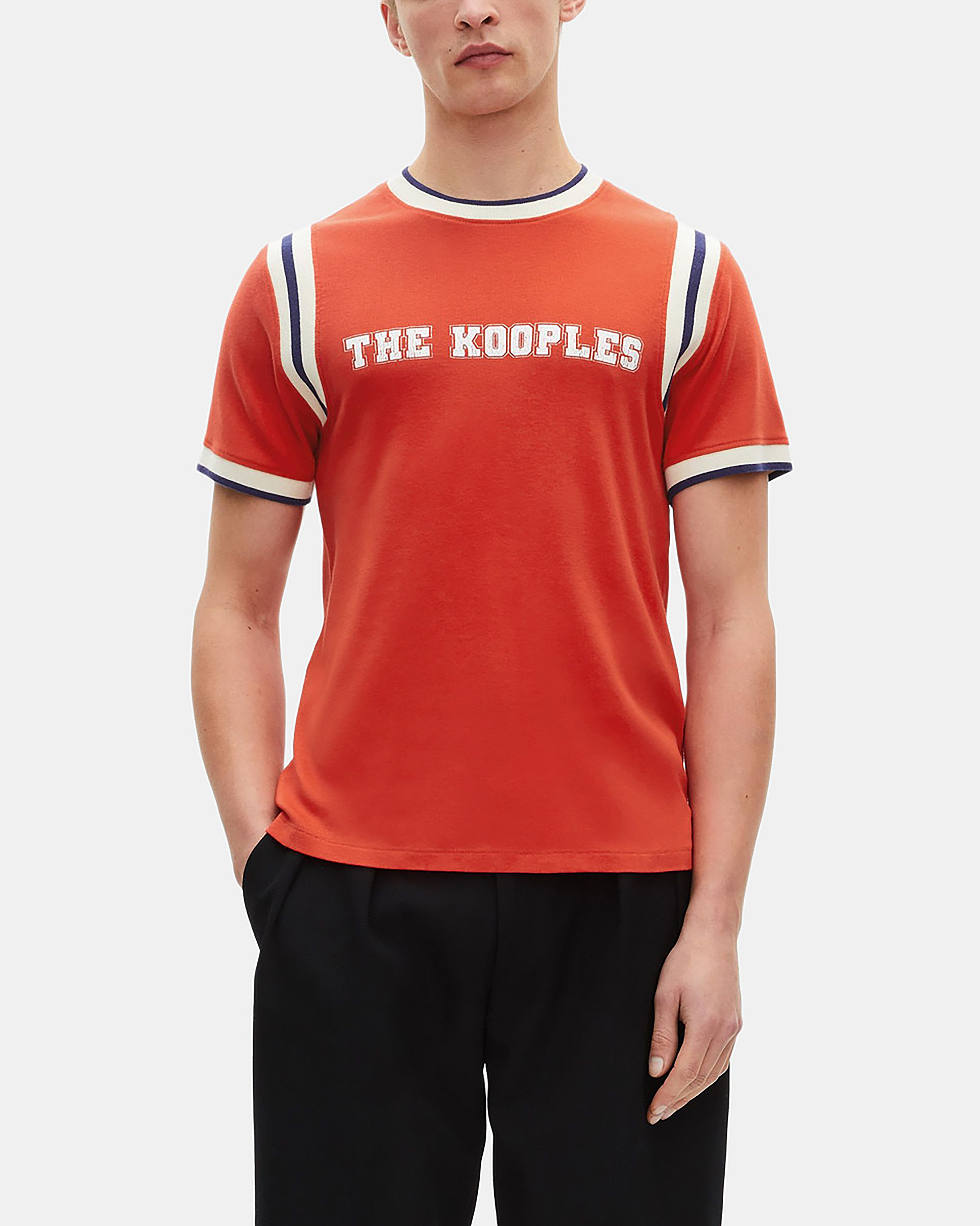 T-shirt with red logo